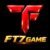 FT7 Game red and gold 3D gaming logo on black background